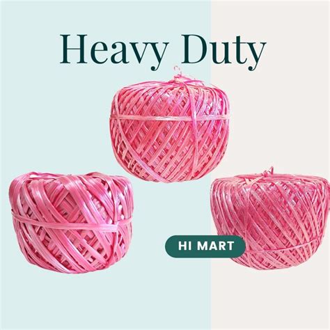 Hi Mart Heavy Duty Thick Tebal Kasar Tali Rafia Tali String Raffia