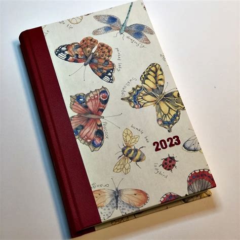 Agenda Mariposas Grande Betula Encuadernaci N