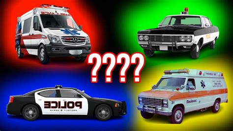 Usa Vs Old Usa Police Ambulance Fire Truck Siren Horn Sound