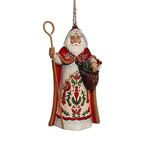 Enesco Jim Shore Heartwood Creek Austrian Santa Stone Resin