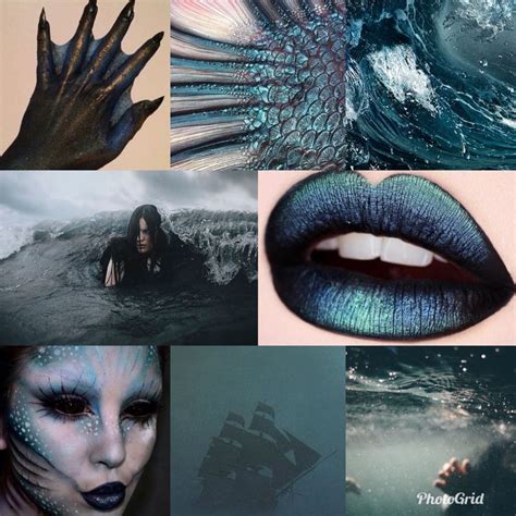 Dark Mermaid Aesthetic Mermaid Makeup Halloween Evil Mermaids