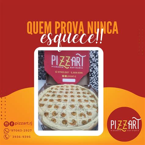 Menu Em Pizzaria Esfiharia PizzArt RJ Rio De Janeiro