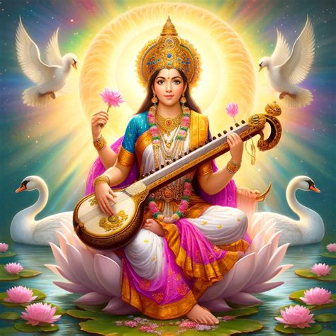 Devi Saraswati: Celestial Mentor For Mind And Artistic Growth - Bhagvathy