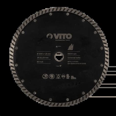 DISQUE DIAMANT UNIVERSEL TURBO 230MM VIDT230 Outidis