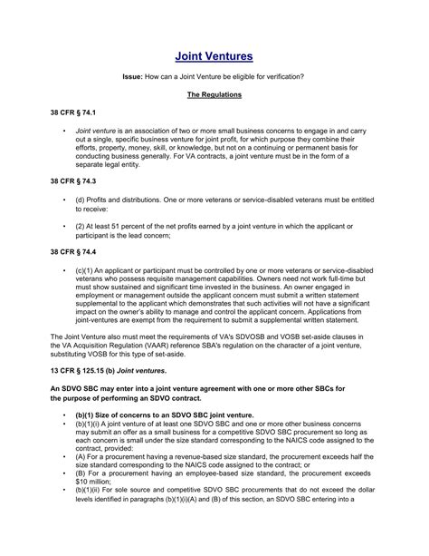 Free Printable Joint Venture Agreement Templates Pdf Word Real