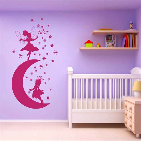 Stickers Fee Lune Autocollant Muraux Et Deco