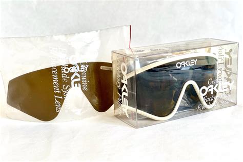 1988 Oakley Factory Pilot Eyeshade Vintage Sunglasses Full Set