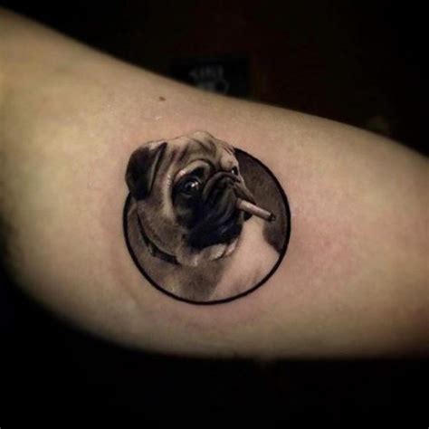 Lucky Pug - Pug Tattoos & Pug Dog Tattoo Design Inspirations