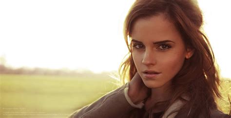 Women Celebrity Blonde Face Emma Watson Actress Women Outdoors