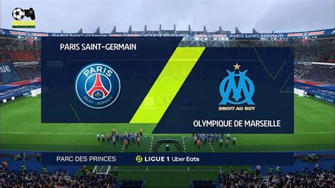 Psg Vs Marseille Ligue Full Match K Fps Pc Gameplay Fifa