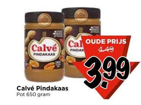 Calv Pindakaas Aanbieding Bij Vomar Folders Nl