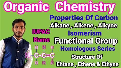 Organic Chemistry Class 10 Wbbse IUPAC Name Functional Group Alkane