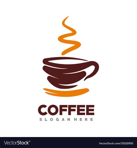 Coffee And Cafe Logo Design Inspiration Royalty Free Vector