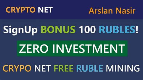 Cryptonet Su Free Rubles Cloud Mining Site Free Signup Bonus 100