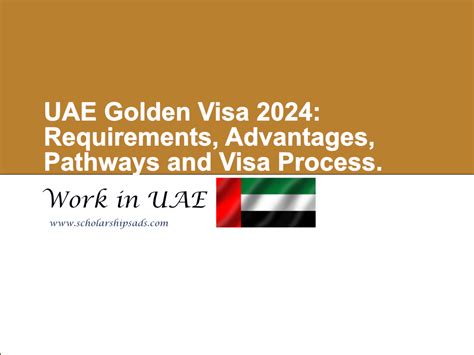 Uae Golden Visa 2024 Requirements Advantages Pathways And Visa Process