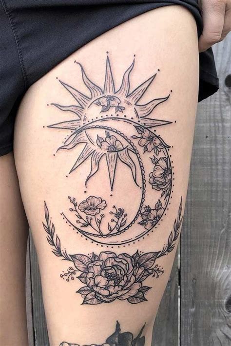 63 Most Beautiful Sun And Moon Tattoo Ideas Page 2 Of 6 StayGlam