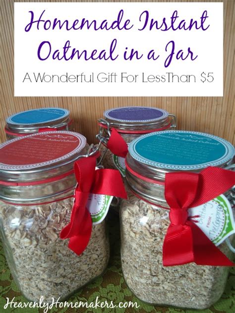 Homemade Instant Oatmeal Packets Without The Microwave Heavenly Homemakers