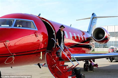 Lewis Hamilton Arrives For Canadian Grand Prix On Private Jet As