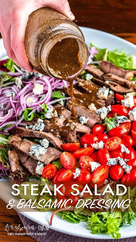 Steak Salad Recipe With Balsamic Dressing Recipe Healthy Salad Recipes Steak Salad Recipe