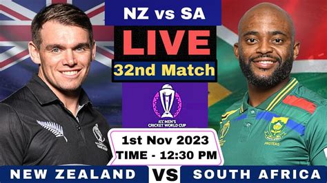 Live New Zealand Vs South Africa Nd Match Icc World Cup Nz