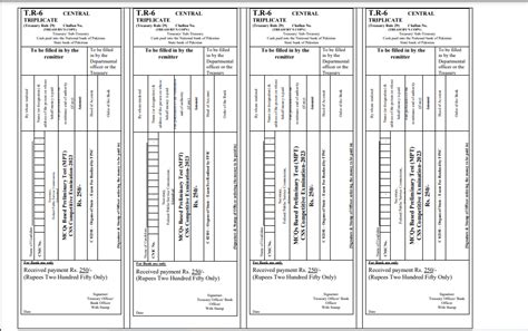 Fpsc Challan Form Printable Forms Free Online Riset