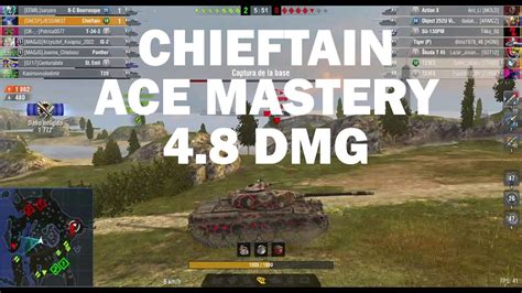 CHIEFTAIN Ace Mastery 4 8 DMG WOT Blitz YouTube