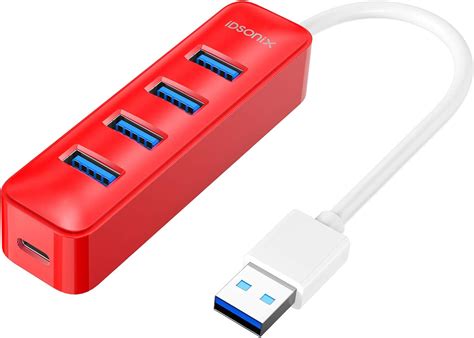 Amazon Idsonix Usb Hub Port V A Powered Usb Hub Gbps