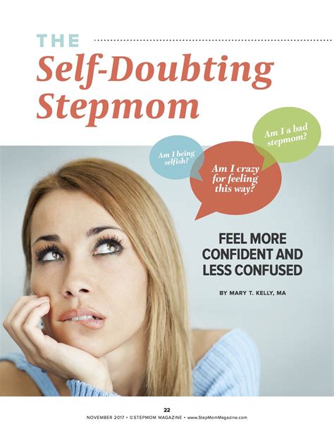 The Self Doubting Stepmom Nov 2017 Edition Stepmom Magazine Step