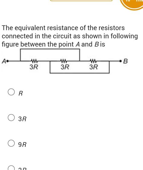 Answered The Equivalent Resistance Of The Resistors Connected In The