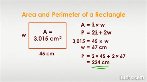 Rectangle Area Formula