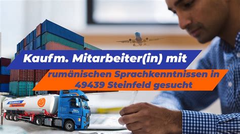 Stellenanzeige Kaufm Mitarbeiter in mit rumänischen