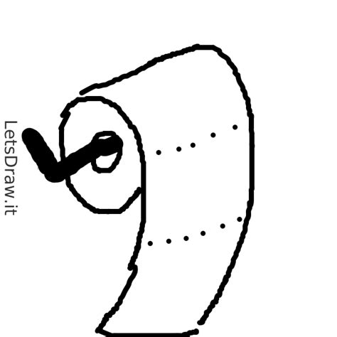 How To Draw Toilet Paper Rh Rottzi Png Letsdrawit