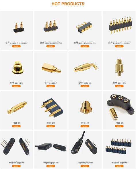 Spring Loaded Electrical Connectors Pcb Pogo Pin With Threadspring