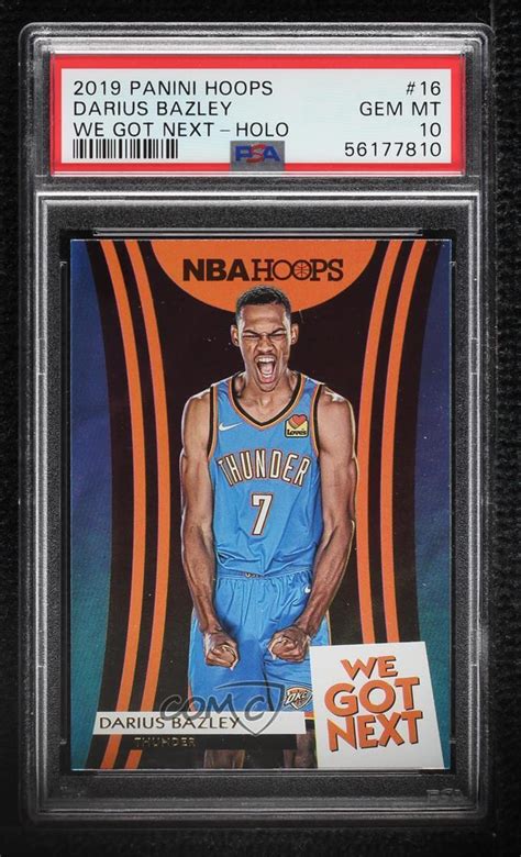 Panini Nba Hoops We Got Next Holo Darius Bazley Rc For