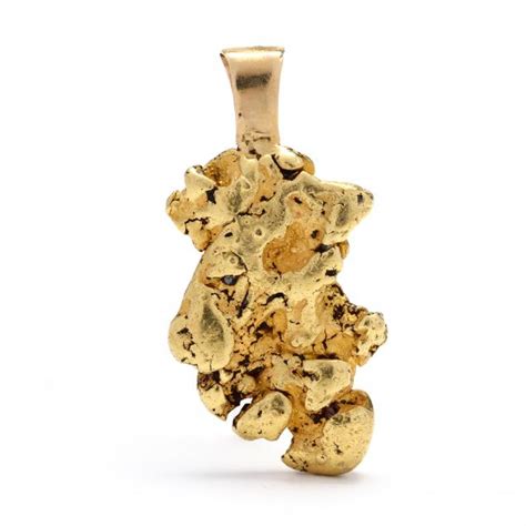 A Gold Nugget Pendant (Lot 1068 - Luxury Accessories & Estate Jewelry ...