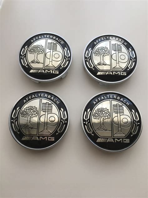 Pcs Set Mercedes Amg Affalterbach Wheel Center Hub Caps Etsy