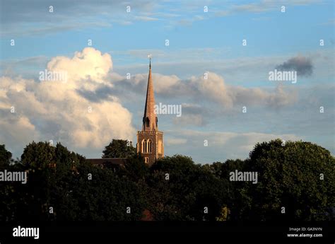 General View Of St Marys Church In Wimbledon Viewed From The Grounds