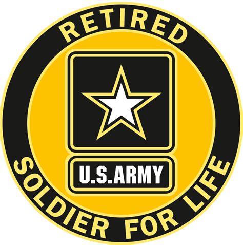 US Army 2023 Soldier For Life Retired Decal - Military Graphics