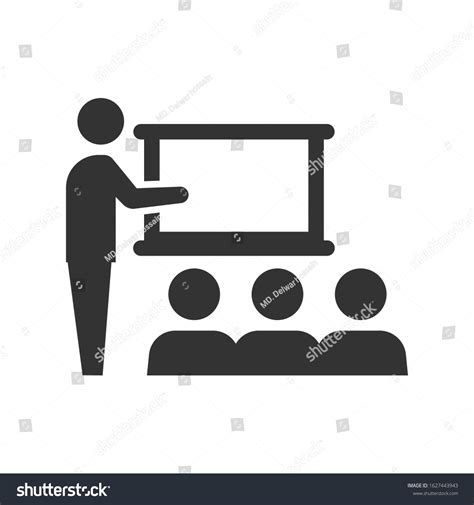 Training Center Icon Vector Graphics Stock Vector (Royalty Free ...