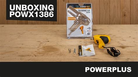 POWERPLUS POWX1386 Soldeerpistool Unboxing YouTube