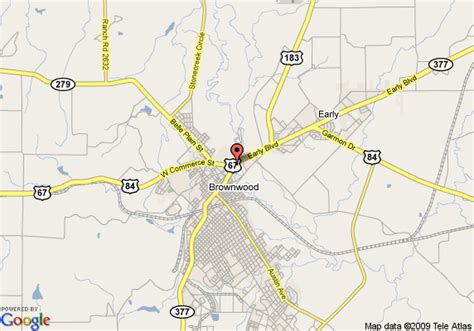 Map of Hampton Inn Brownwood, Tx, Brownwood