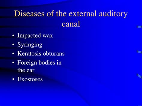 Ppt Diseases Of The External Ear Powerpoint Presentation Free Download Id6402070