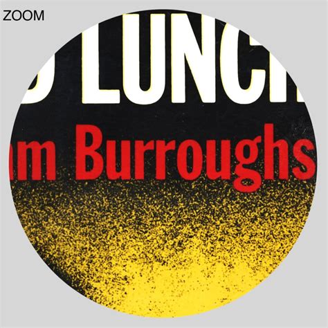 Printable William Burroughs Naked Lunch St Edition Cover Poster