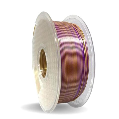 Filamento PLA Ultra Silk Bicolor Ouro E Roxo 3D Lab