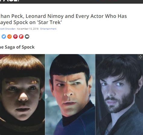 Ethan Peck Leonard Nimoy And Every Actor Who Has Played Spock On Star