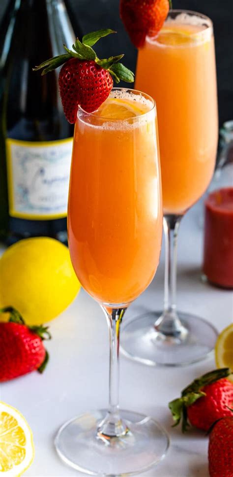 Lemon Strawberry Mimosa Crazy For Crust