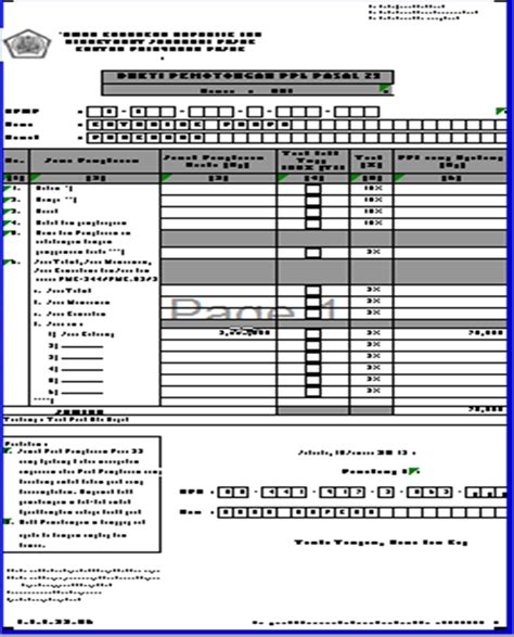 Cara Membuat Bukti Potong Pph 23 Kumpulan Tips