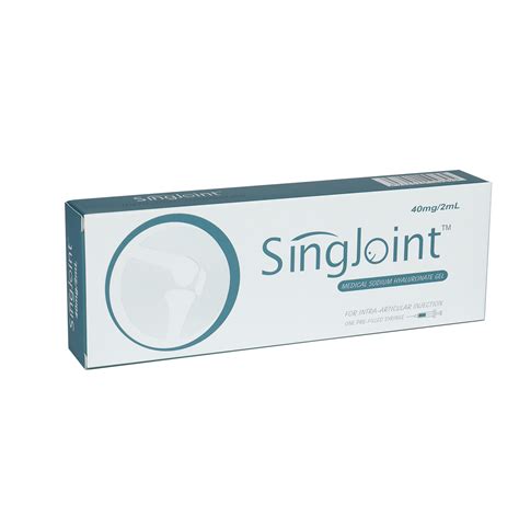 Singjoint China Medical Sodium Hyaluronate Gel Knee Joint Injection 20mgml China Hyaluronic