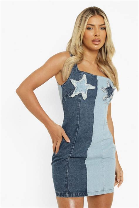 Denim Dresses Jean Dresses Boohoo Usa