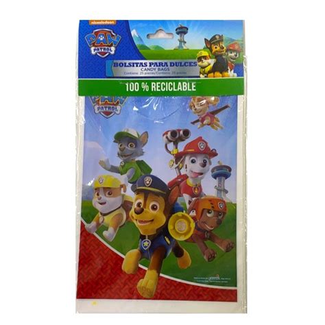 BOLSA DULCES PAW PATROL GRANMARK C 25 PIEZAS